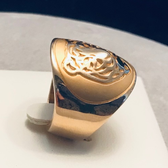 Unisex 🇪🇸 Carrera y Carrera 18K Gold Fiera Tiger Signet Ring - Picture 5 of 16